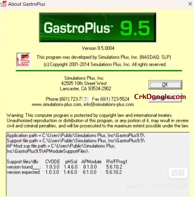 GastroPlus 9.5